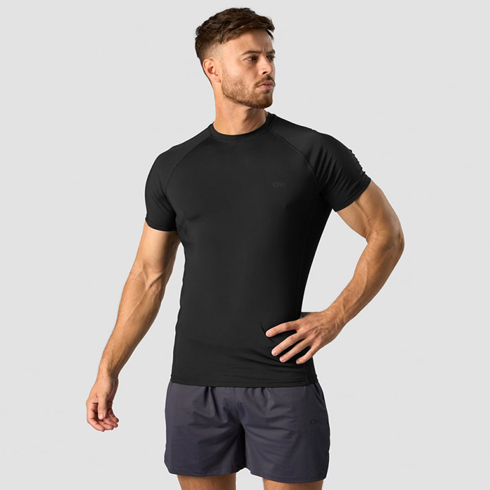 Stride Muscle Fit T-shirt Herre, Sort