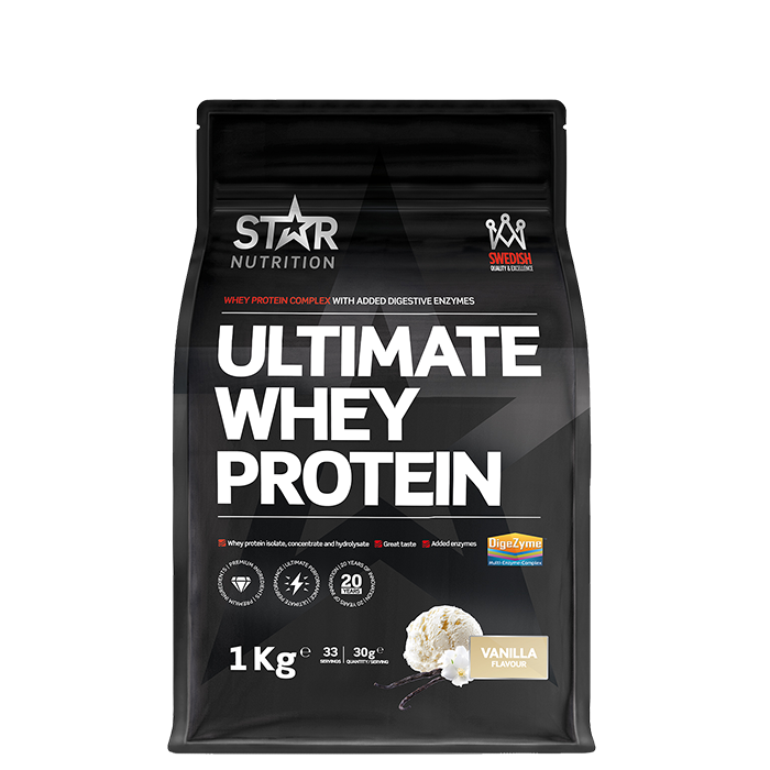 Ultimate Whey Valleprotein 1 kg vanilla