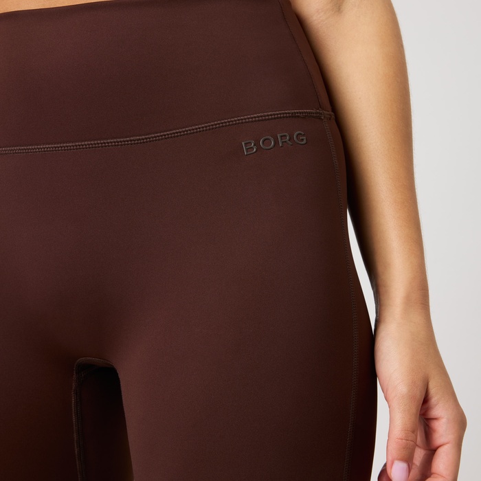 Borg Flare Tights Brun