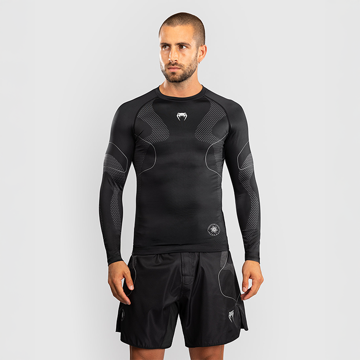 Nexus Rashguard Lang&aelig;rmet Sort S&oslash;lv