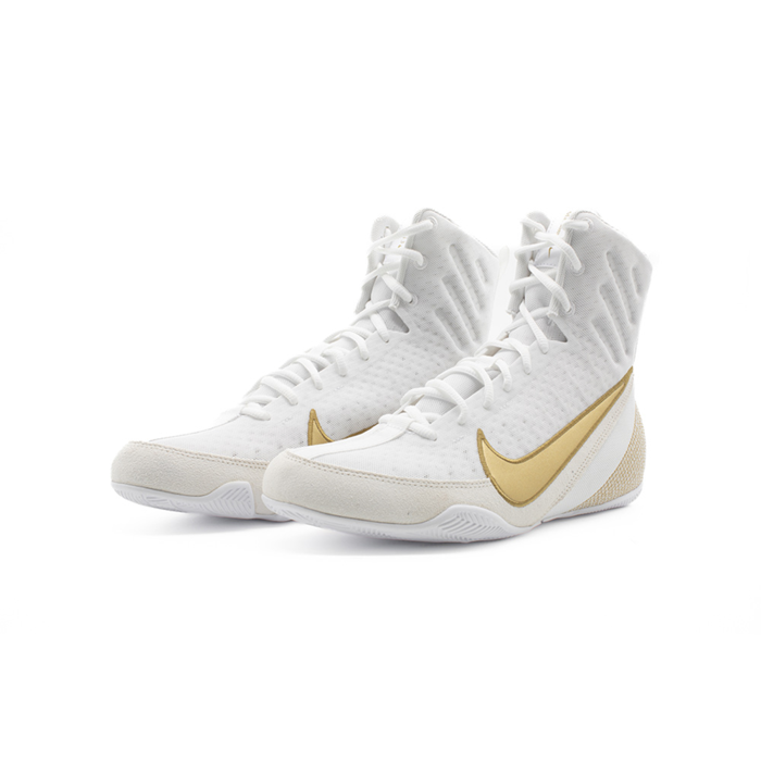 Nike Machomai 3 Boksesko Hvid Guld