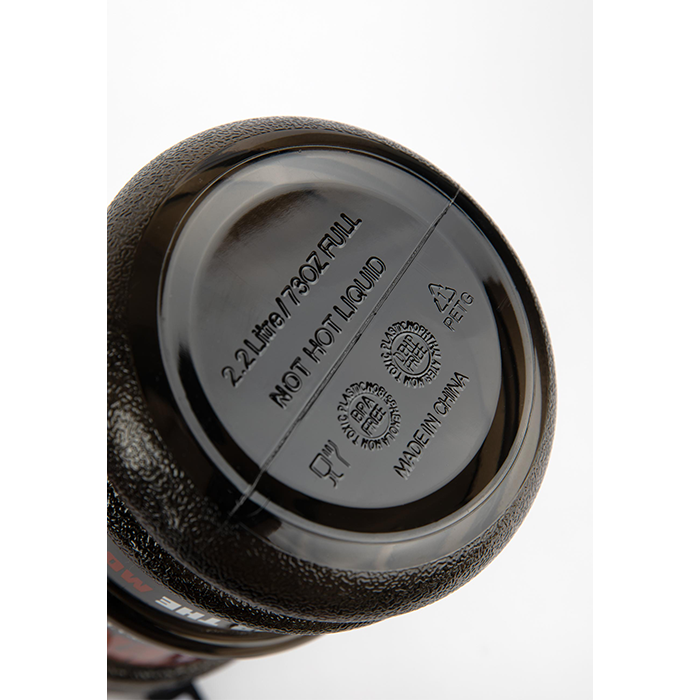 Kande Vandflaske 2,2 L Transparent Sort