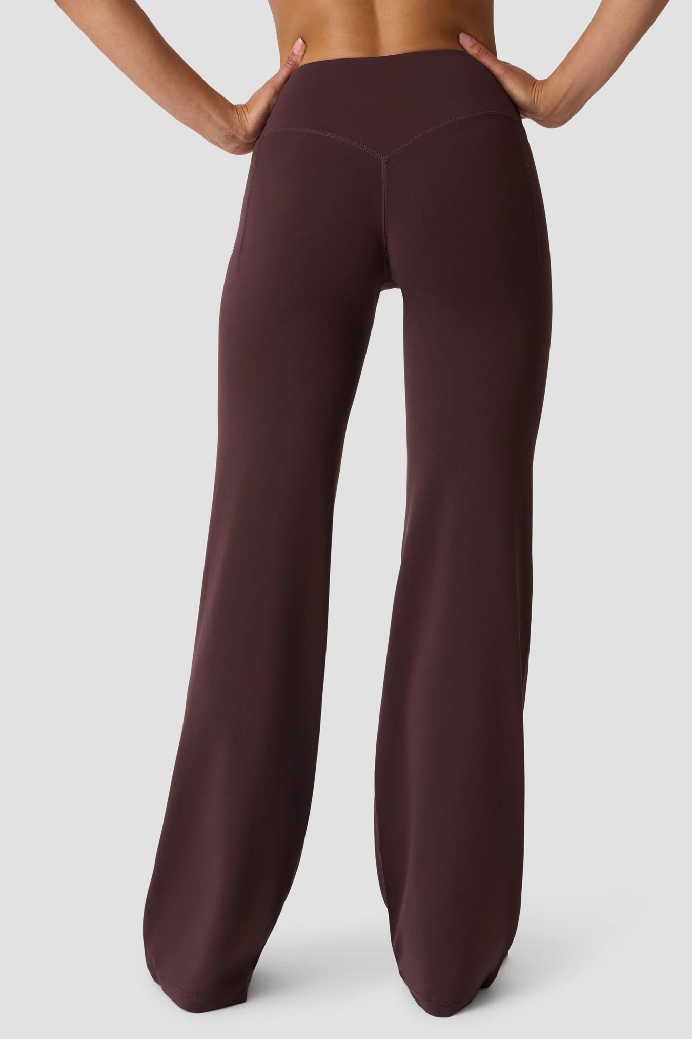 Luxe Tights med Lige Ben Brun