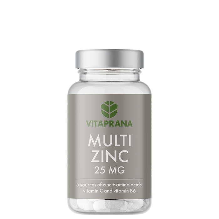 Multi Zinc 25 mg 110 kapsler