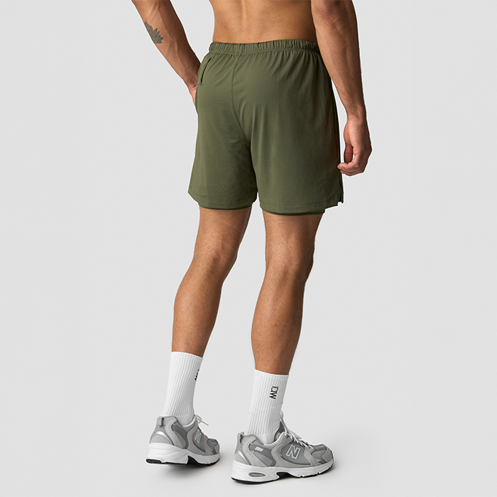 Stride 2-i-1 Shorts Gr&oslash;n