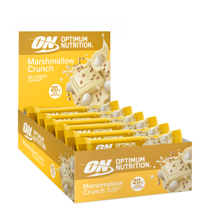 10 x Optimum Proteinbarer 65-70 g marshmallow_crunch