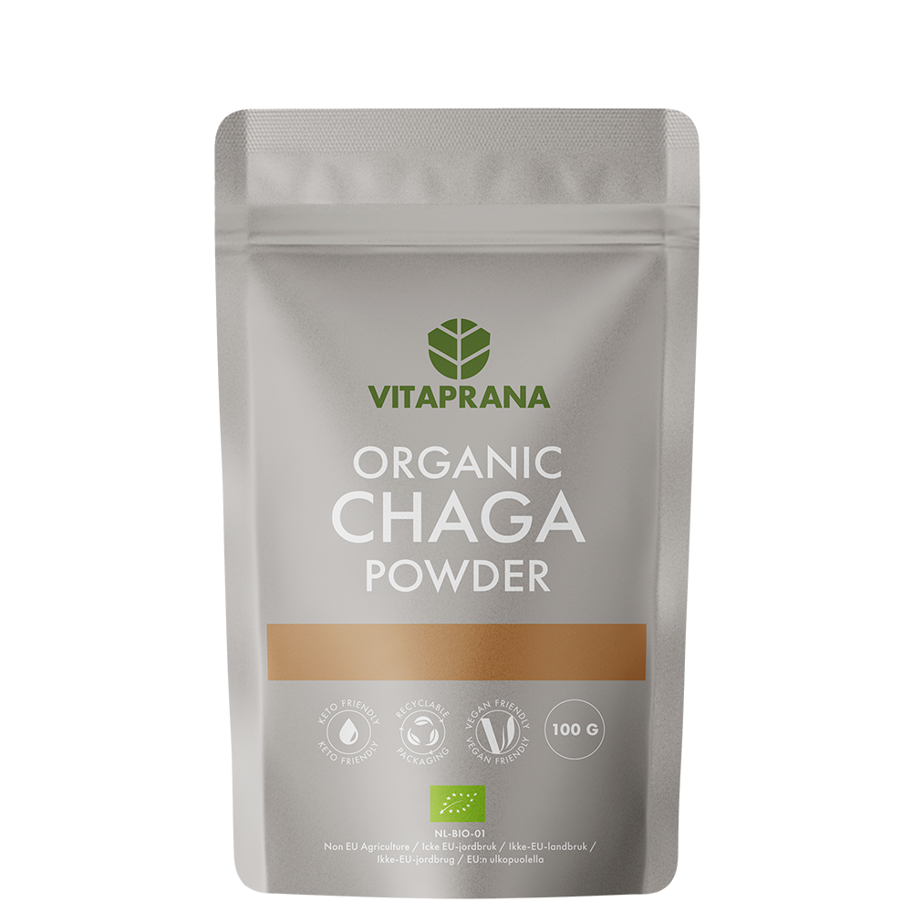 &Oslash;kologisk Chaga Pulver 100 g