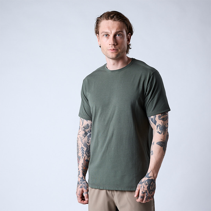 Bamboo T-shirt Gr&oslash;n