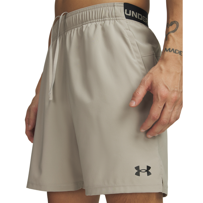 UA Vanish Wven Short 2.0 6in Timberwolf Taupe