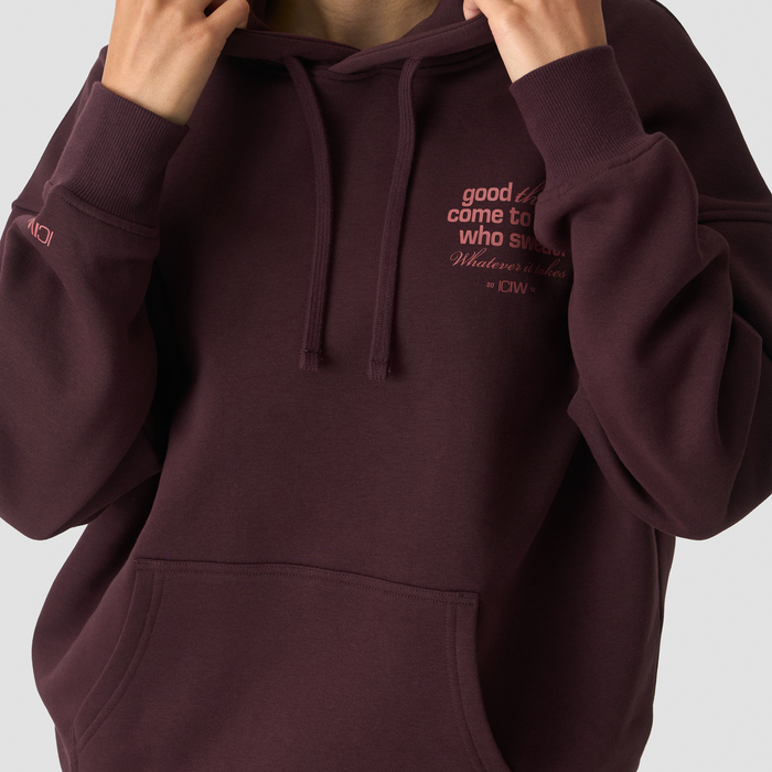 Everyday Relaxed Hoodie Brun