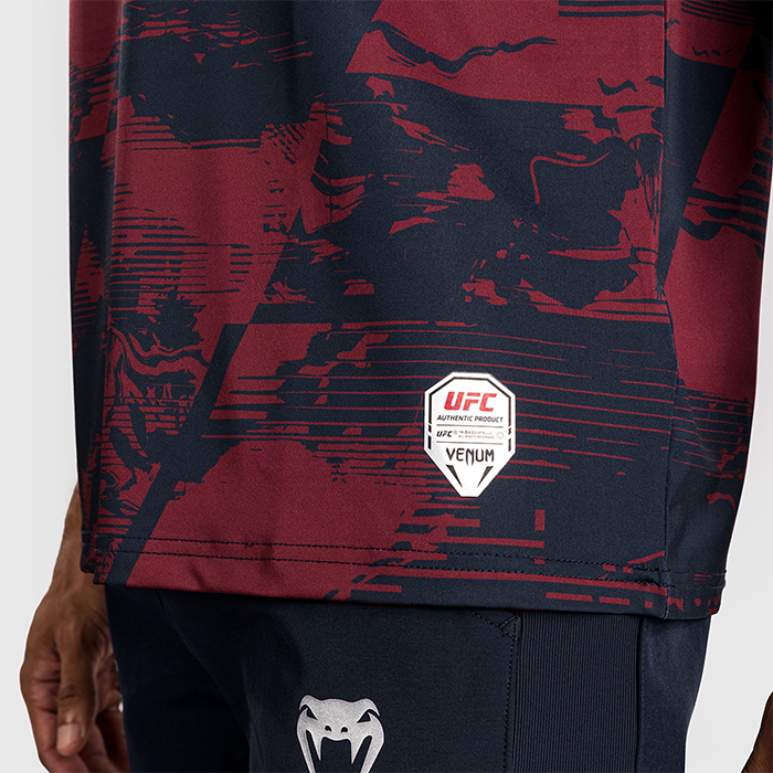 UFC Zenith by Venum Fight Week Dry Tech T-shirt Bl&aring; R&oslash;d Gr&aring;
