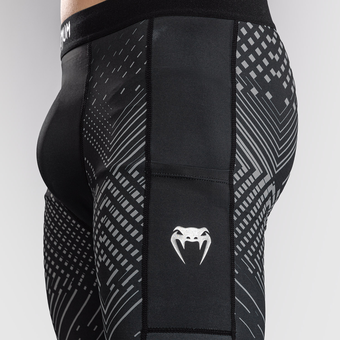 Venum Midnight Fury Spats Sort Gr&aring; S&oslash;lv