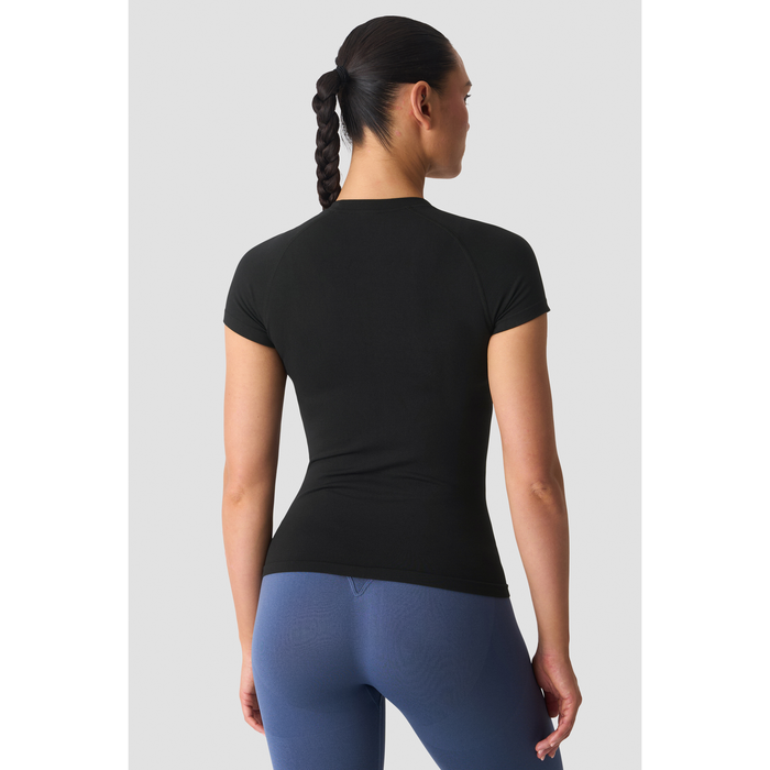 Smooth Seamless T shirt Sort