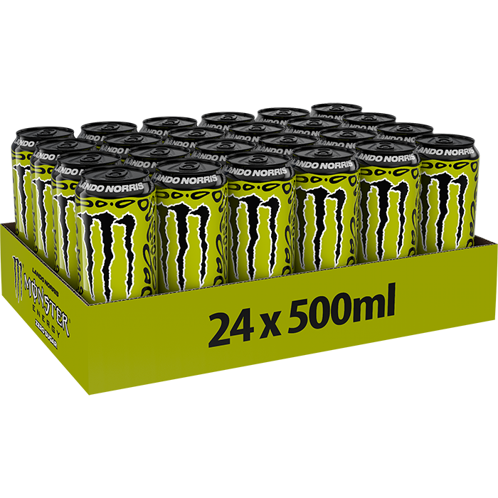 24 x Monster Energy Lando Norris Zero Sugar Energidrik 50 cl