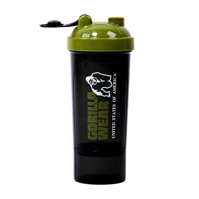 Shaker Compact Sort/Gr&oslash;n 400 ml + 100 ml