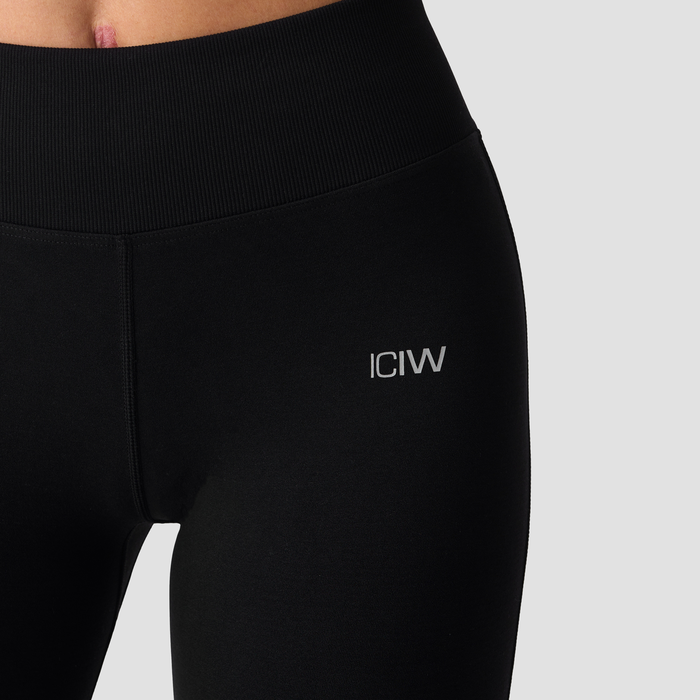 Smooth Seamless Udsv&aelig;ngede Tights Sort