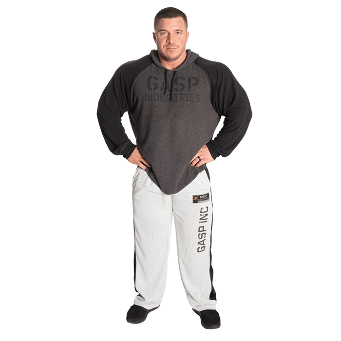 No 1 Mesh Pant, White/Grey