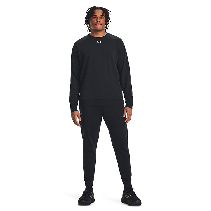 UA Rival Fleece Crew, Black