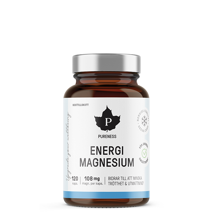 Energi Magnesium 120 kapsler