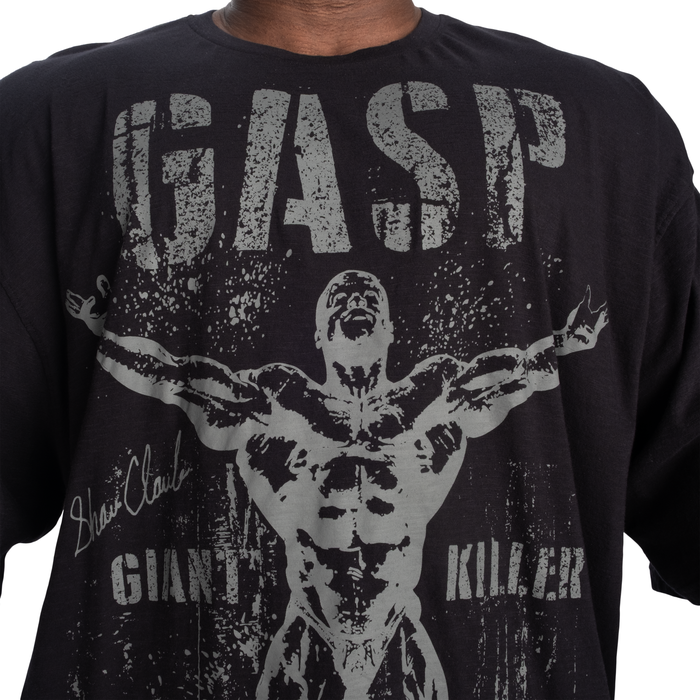 GK Slub Iron Tee, Washed Black