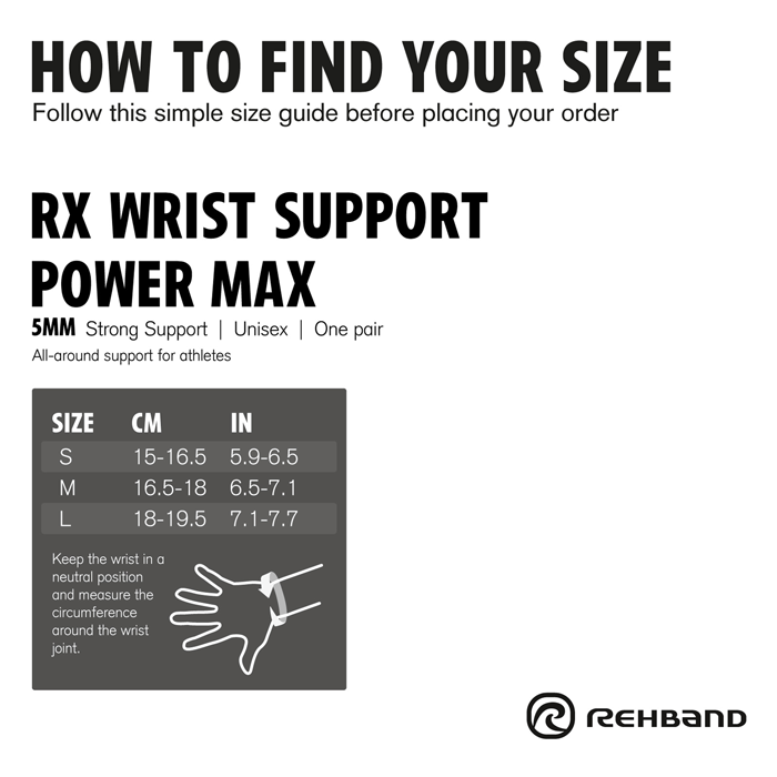 RX H&aring;ndledsst&oslash;tte Power Max Par Hvid