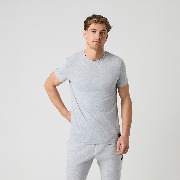 Centre T‑shirt Lysegr&aring;