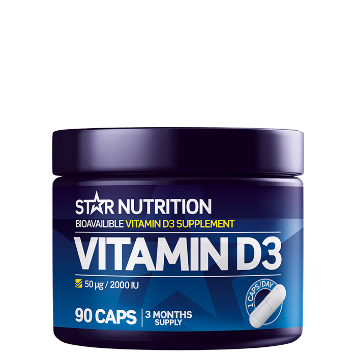 Vitamin D3 90 kapsler