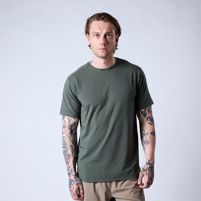 Bamboo T-shirt Gr&oslash;n