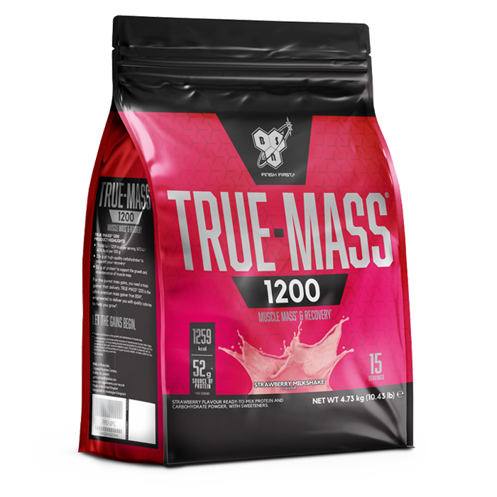 True Mass 1200 Gainer 15 portioner strawberry