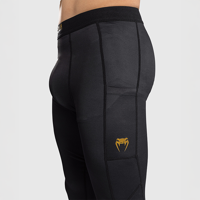 Venum Streamline Spats Sort Guld