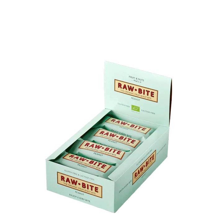 12 x Frugt & N&oslash;dde bar 50 g jordnot