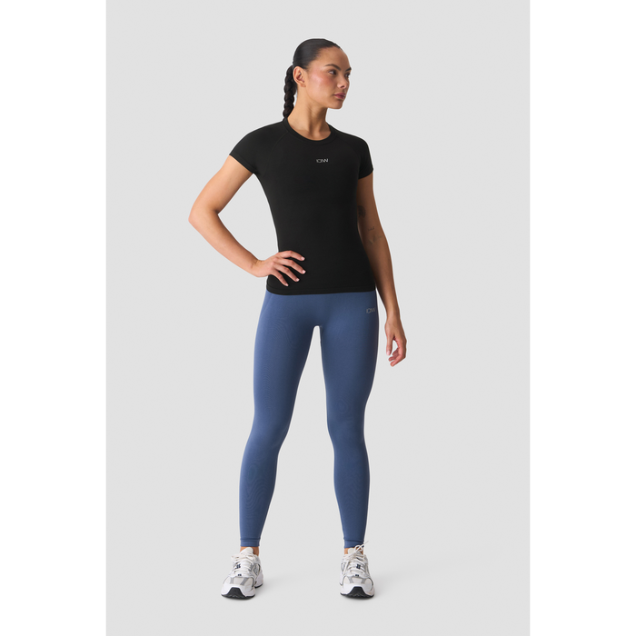 Smooth Seamless T shirt Sort