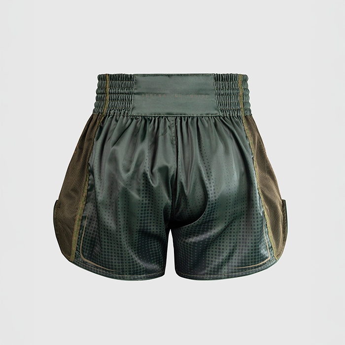 Venum Stealth Muay Thai Shorts Khaki Gr&oslash;n