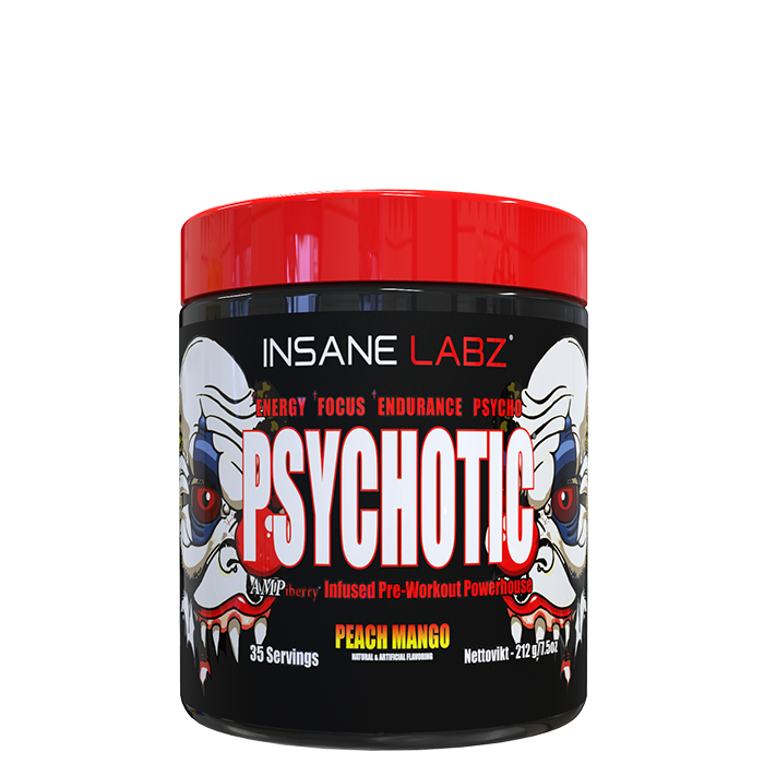Psykotisk Pre-Workout 35 portioner peach