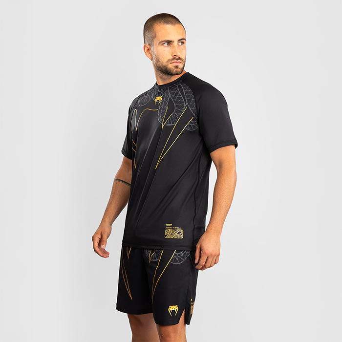Serpenti Dry Tech T-shirt Sort S&oslash;lv Guld