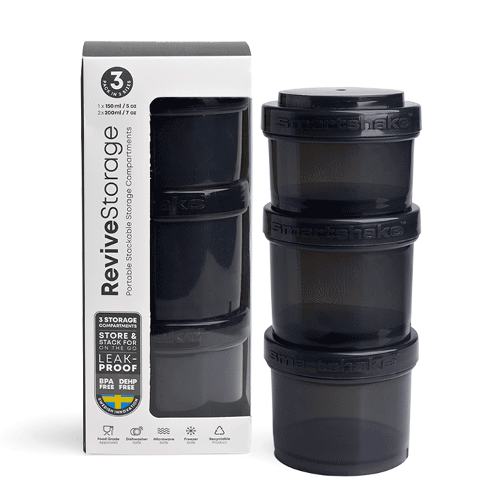 Revive Storage 3 pak Sort 1x150 ml 2x200 ml