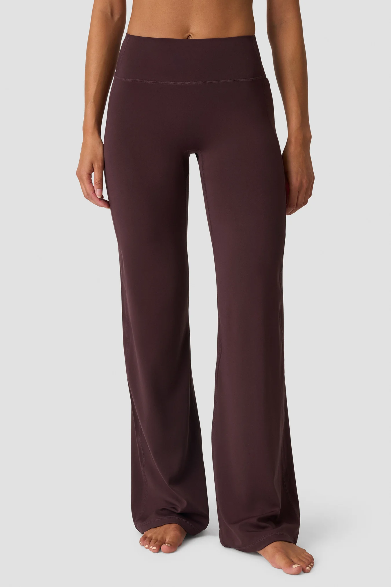 Luxe Tights med Lige Ben Brun