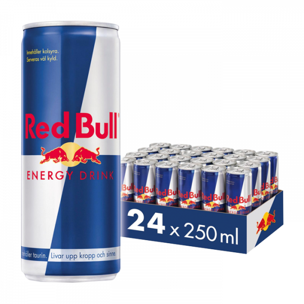 24 x Red Bull Energidrik 250 ml Original