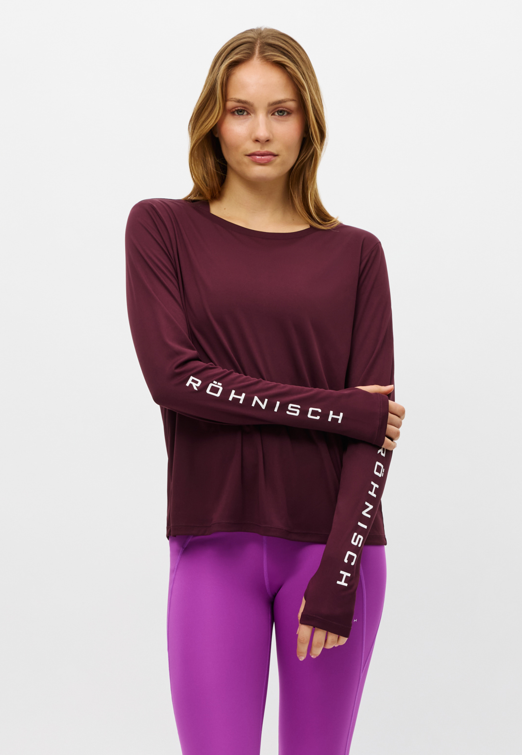 Team Logo Long Sleeve Lilla