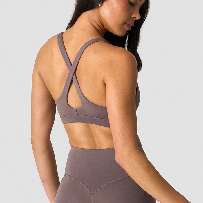 Luxe V-hals Sports-bh Brun