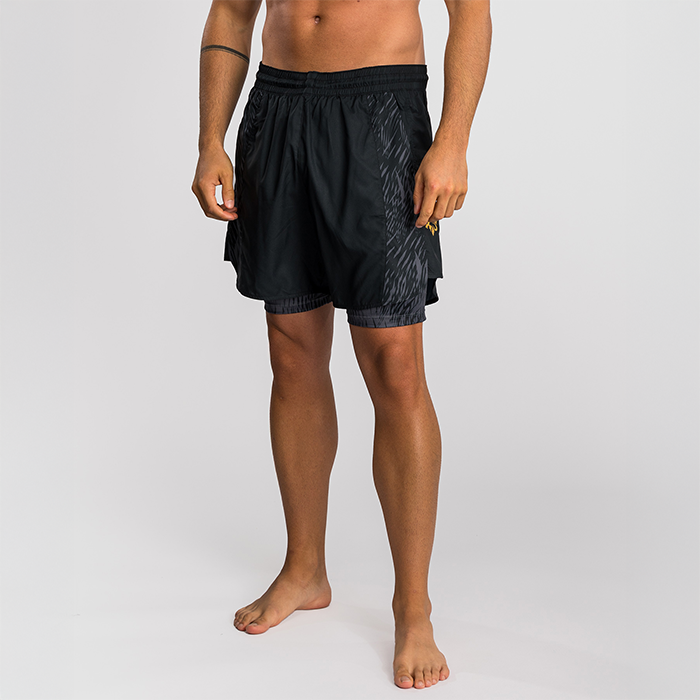 Venum X Chimaev Wild Borz Tr&aelig;ningsshorts Sort Gr&aring;