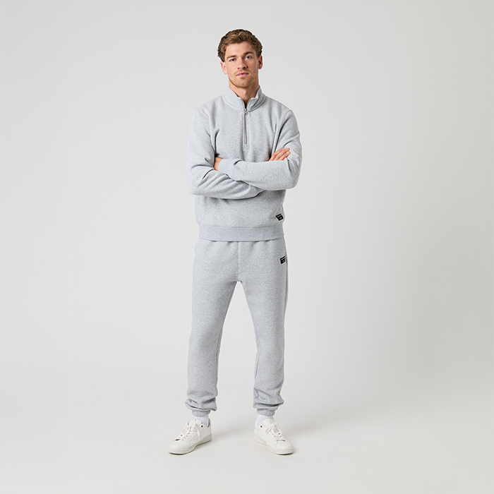 Centre Half Zip Tr&oslash;je Gr&aring;