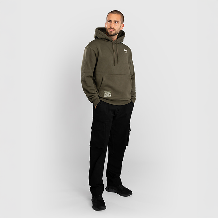 Serpenti Hoodies Khaki Bronze Ivory