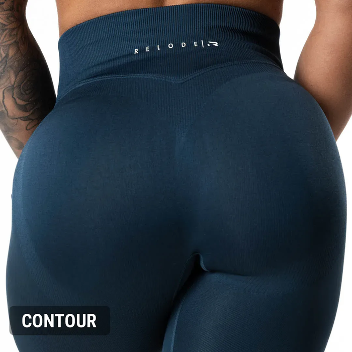 Hybrid Seamless Contouring Tights Bl&aring;