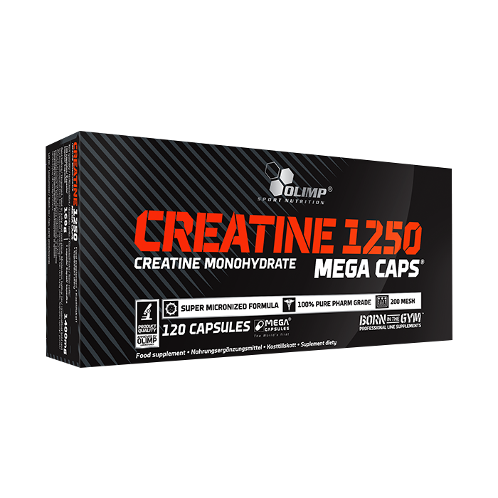 Kreatin 1250 Kreatin Monohydrat 120 Mega Kapsler 120_caps