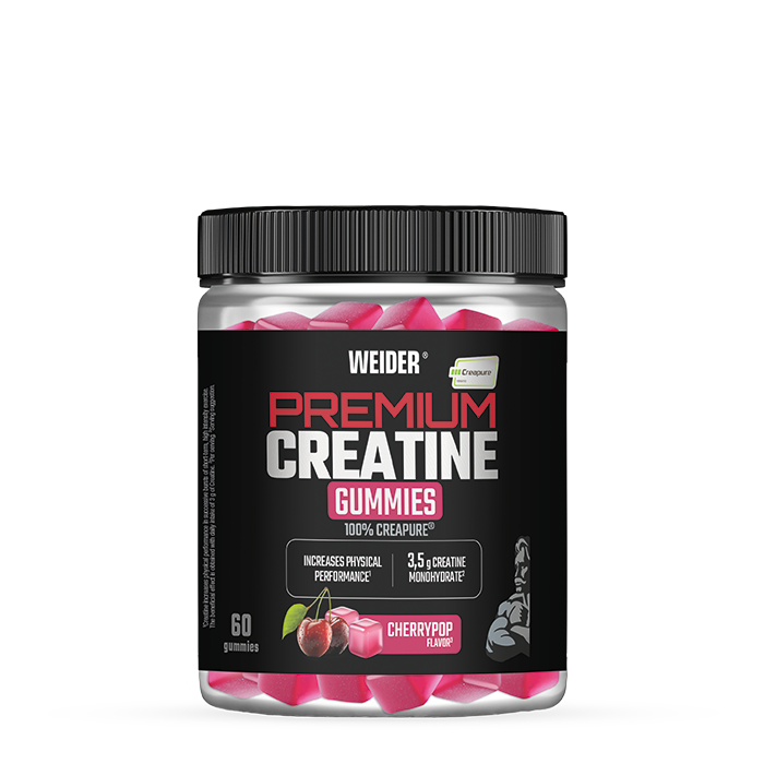 Premium PureCreatine Kreatin 60 Gummier Cherrypop
