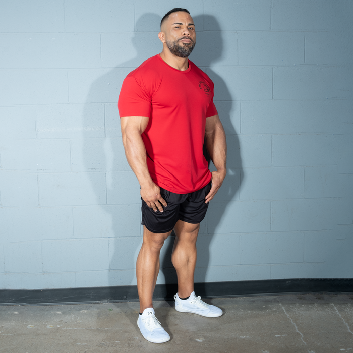 Mesh Standard Tee, Chili Red