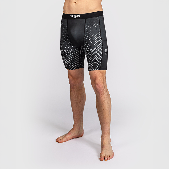 Venum Midnight Fury Vale Tudo Shorts Sort Gr&aring; S&oslash;lv