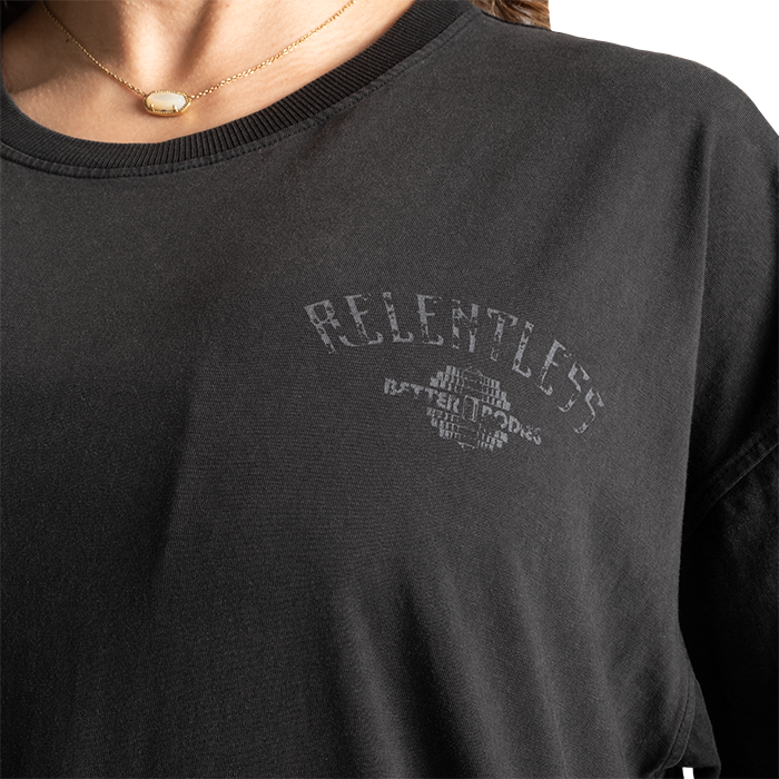Relentless Oversize T-shirt Sort