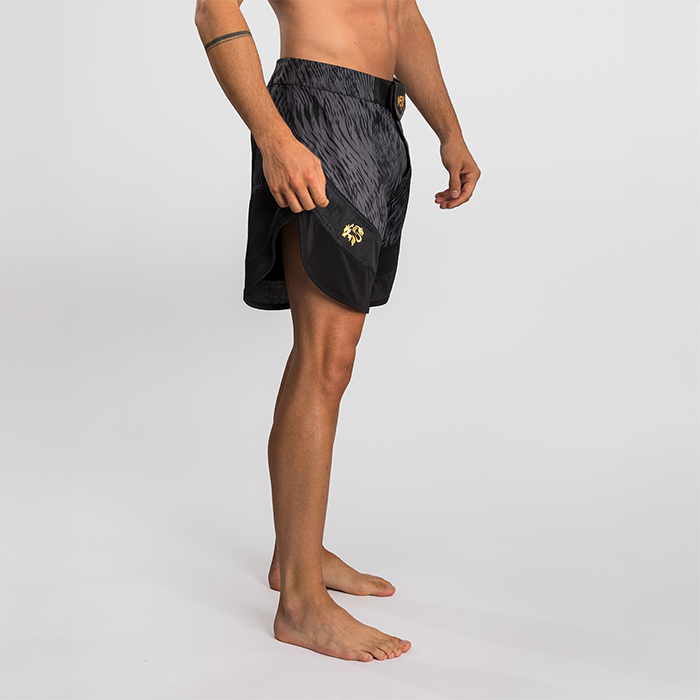 Venum X Chimaev Wild Borz Fightshorts Sort Gr&aring;